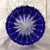 1940s Large Blue Cut to Clear Vase For Sale In San Francisco - Image 6 of 6