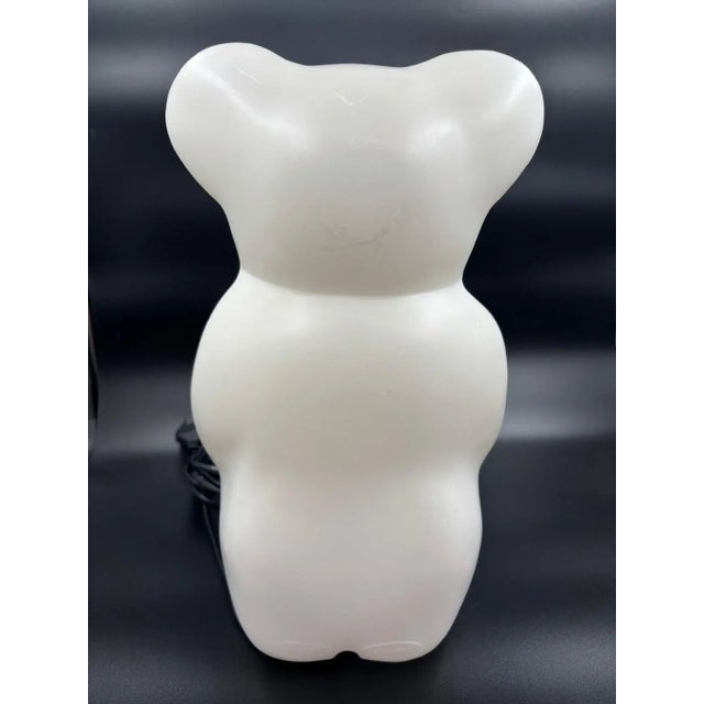 1980s The Seat Bear Lamp in White from Lumibar, 1980s For Sale - Image 5 of 10