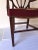 Wood Vintage Mahogany Arm Chair Needlepoint Upholstery For Sale - Image 7 of 11