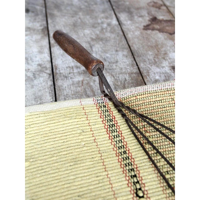 Gray Antique Primitive Rug Beater For Sale - Image 8 of 9