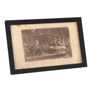 Antique print of The Cherifas - framed print - antique art For Sale