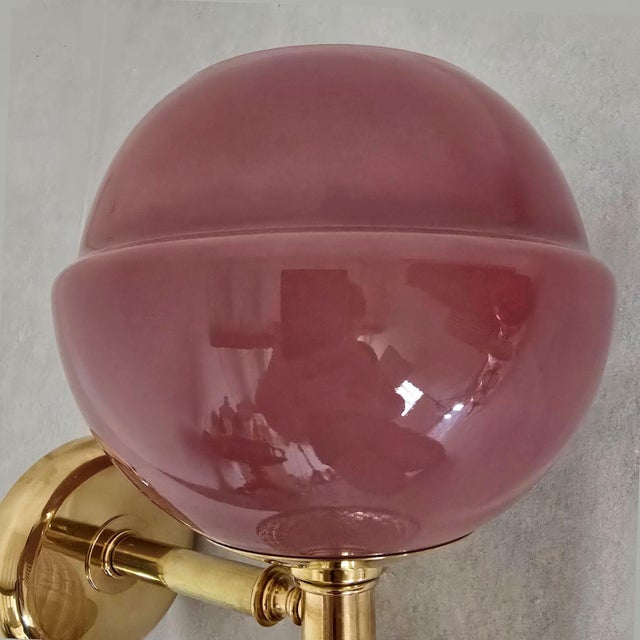 1990s Mid Century Modern Purple Murano Glass Sconces - a Pair For Sale - Image 9 of 13