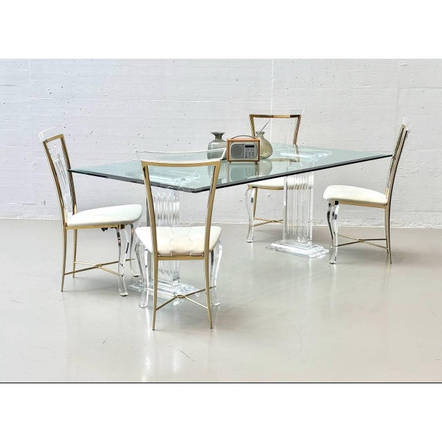 Vintage Table and Chairs by Fabianart for Vereinigte Werkstätten, 1980s, Set of 7 For Sale - Image 11 of 18