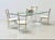 Vintage Table and Chairs by Fabianart for Vereinigte Werkstätten, 1980s, Set of 7 For Sale - Image 11 of 18