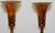 Art Deco Pair of Art Deco Bronze Lamps With Iridescent Shades For Sale - Image 3 of 11