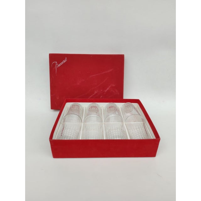 Vintage Crystal Tumblers from Baccarat, 1950s, Set of 8 For Sale - Image 8 of 8