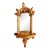 Italian Gilt Wall Shelf or Sconce With Integral Mirror (Baroque Hollywood Regency Style) For Sale