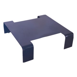 Curved Metal Coffee Table from Beniamino Bonettos, 1970s For Sale