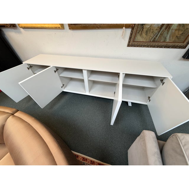 Wood Calligaris Secret Sideboard, Optic White For Sale - Image 7 of 12