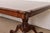 Thomasville Chippendale Banded Flame Mahogany Double Pedestal Extension Dining Table, Newly Refinished For Sale - Image 12 of 15