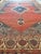 Antique Persian Serapi Carpet, Handmade Wool Oriental Rug, Ivory Rust Light Blue For Sale - Image 16 of 18
