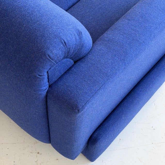 Textile 1980s Channeled Art Deco Sofa by Vladimir Kagan for Directional For Sale - Image 7 of 9