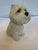 White Ceramic Lifelike Lhasa Apso For Sale - Image 8 of 11