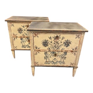Pair of German Neo-Classical Style Side Tables For Sale