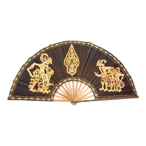 Large Batik Folding Fan