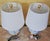 Pair of Jonathan Y Holly Marbleized Ceramic Table Lamps in Blue & White For Sale In Washington DC - Image 6 of 18