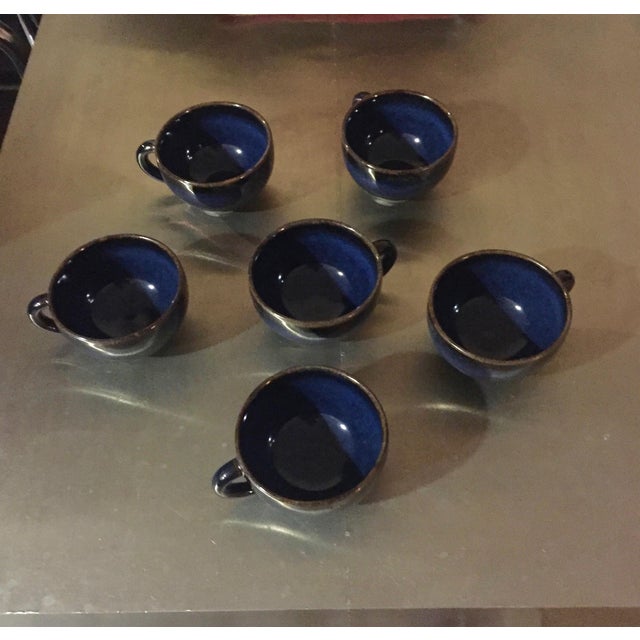 Jars France Tourron Indigo Cups Set of 6 Chairish