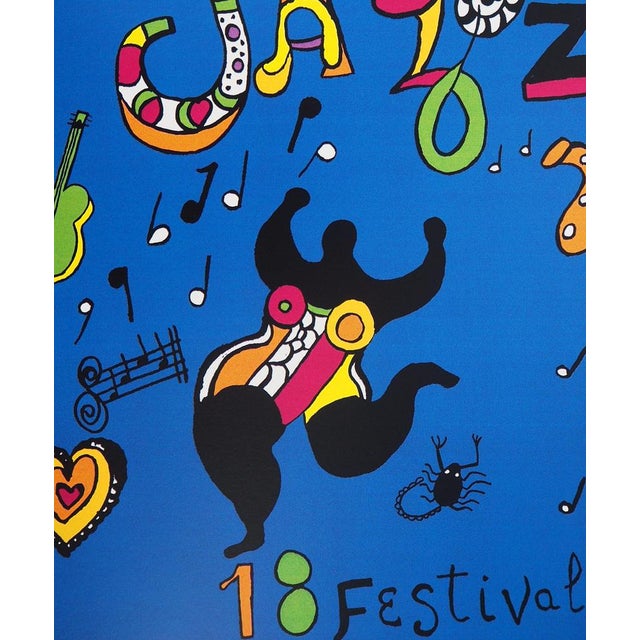 Dancing Nana Poster after Niki de Saint-Phalle For Sale - Image 4 of 7