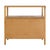 Mendel 28 in. W Rectangular Wood 2 Drawer Wide Nightstand with Open Shelf, Light Oak For Sale - Image 9 of 11