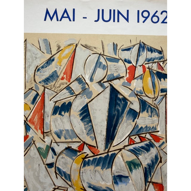 Fernand Léger (1881–1955), Contrastes De Formes Exhibition Poster (1962) For Sale - Image 11 of 13