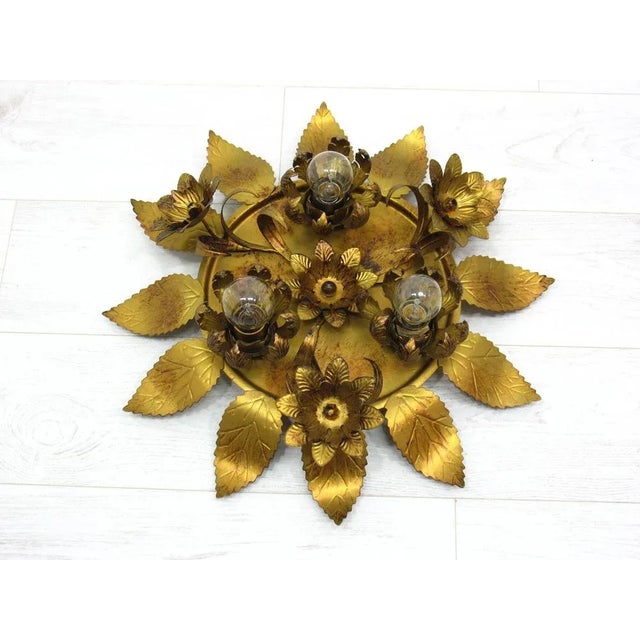 Gold Sconce, Honsel, 1970s For Sale - Image 9 of 10