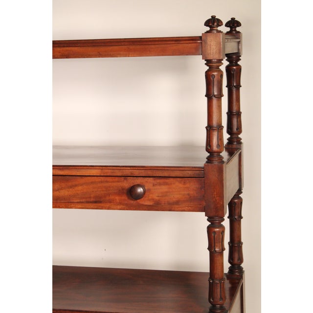 Brown William IV Mahogany Etagere For Sale - Image 8 of 12
