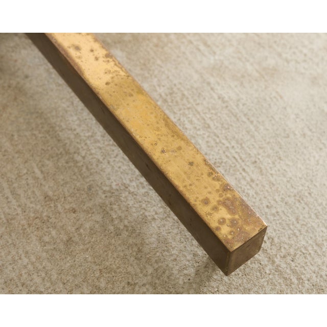 Pair of Midcentury Casella Patinated Brass Pharmacy Floor Lamps For Sale - Image 11 of 17