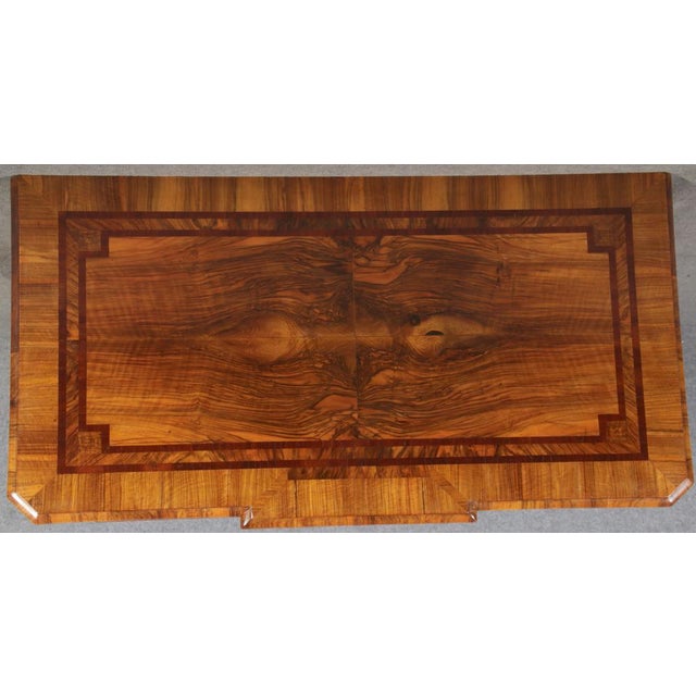 Antique Baroque Louis XVI Chest of Drawers in Walnut Veneered with Band Inlays, 1775 For Sale - Image 12 of 18