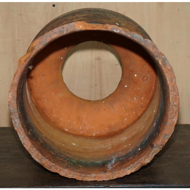Antique English Terracotta Seakal Rhubarb Forced Planter, 1880 For Sale - Image 9 of 12