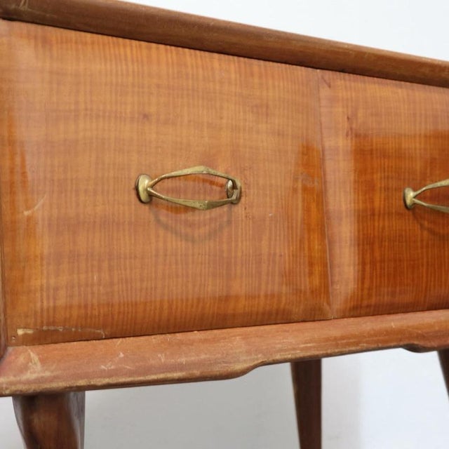 Mid-Century Modern Nightstands in the style of Gio Ponti, 1950s, Set of 2 For Sale - Image 9 of 16