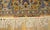 1940s Small Ivory Medallion Floral Mid Century Isfahan Handknotted Wool Rug For Sale In New York - Image 6 of 6