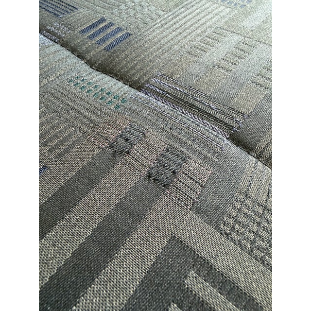 Rolf Benz Postmodern Plinth Base Sofa Couch (Germany) Late 1970s Charcoal Gray For Sale - Image 16 of 17