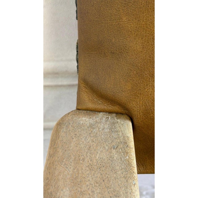 Set of Eight Spanish Colonial Leather Dining Chairs For Sale - Image 15 of 15