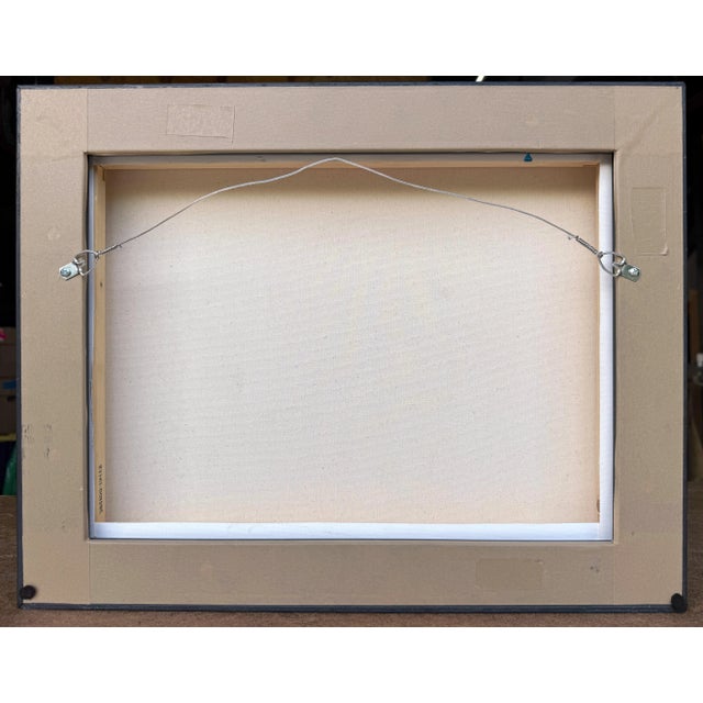 Textile Summer Landscape' by Beverly Myers Modern Painter, School of Wolf Kahn For Sale - Image 7 of 7