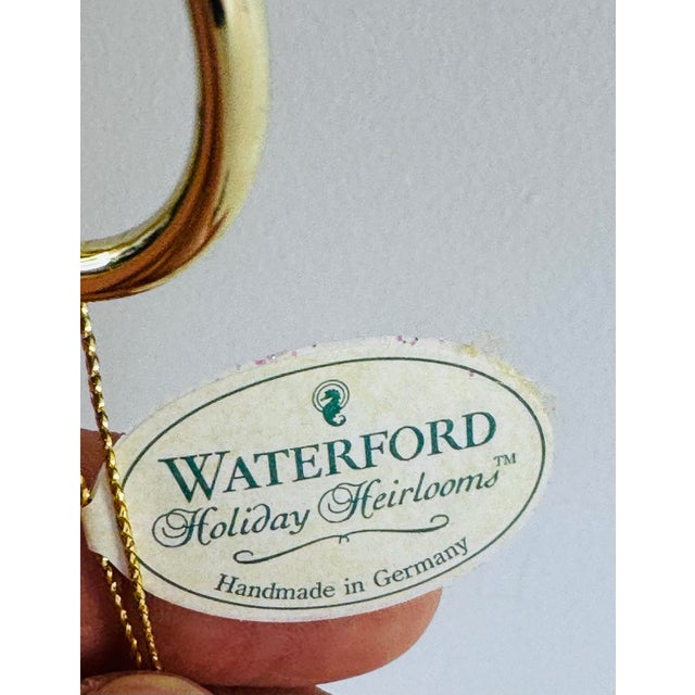 Waterford Waterford 1997 Nostalgic Collection Santa's Warm Wishes Ornament W/ Box For Sale - Image 4 of 5