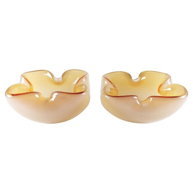 Mid-Century Modern Murano Sommerso Glass Bowls by Archimede Seguso, 1950s, Set of 2 For Sale - Image 10 of 10