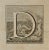 Letter of the Alphabet D, from the series "Antiquities of Herculaneum", is an etching on paper realized by Luigi...