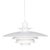 Vintage Danish Sofie Pendant Lamp by Kurt Wiborg for Jeka, 1980s For Sale