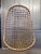 Mid-Century Hanging Bamboo and Rattan Egg Chair For Sale - Image 5 of 9