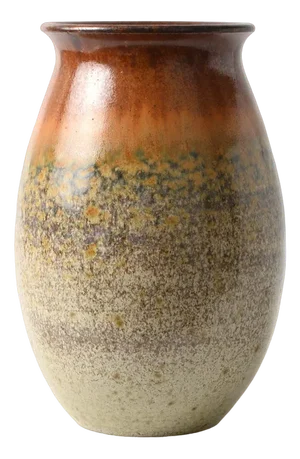 Danish Studio Ceramic Vase by Gunni Nordstrøm, 1970s