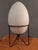 Black Stilnovo Style Glass Egg Lamp, 1990s For Sale - Image 8 of 9