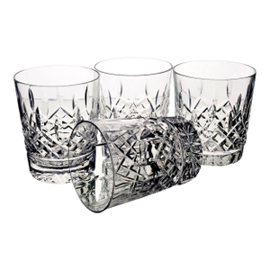Late 20th Century Waterford Crystal Lismore Double Old Fashioned Glasses - Set of 4