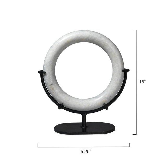 Industrial Marble Ring, Medium For Sale - Image 3 of 5