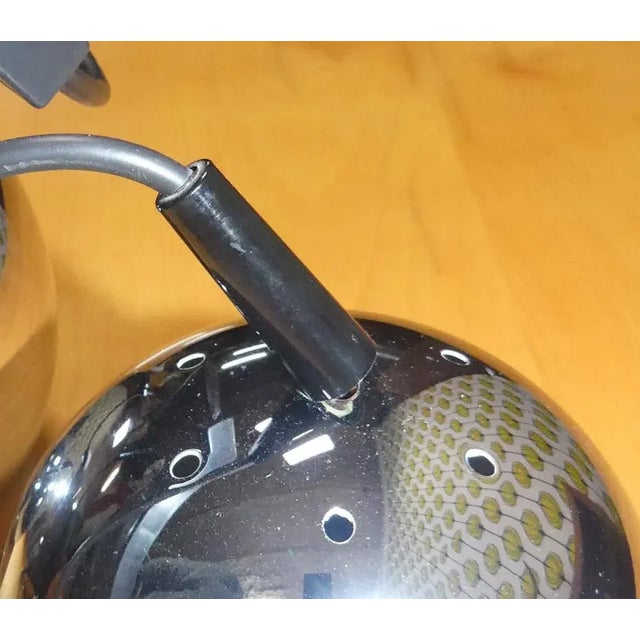 Black Space Age Chrome Cascade Lamp, 1970s For Sale - Image 8 of 9