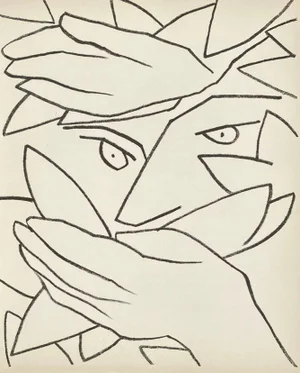 1951 Françoise Gilot Pages d'Amour Lithograph