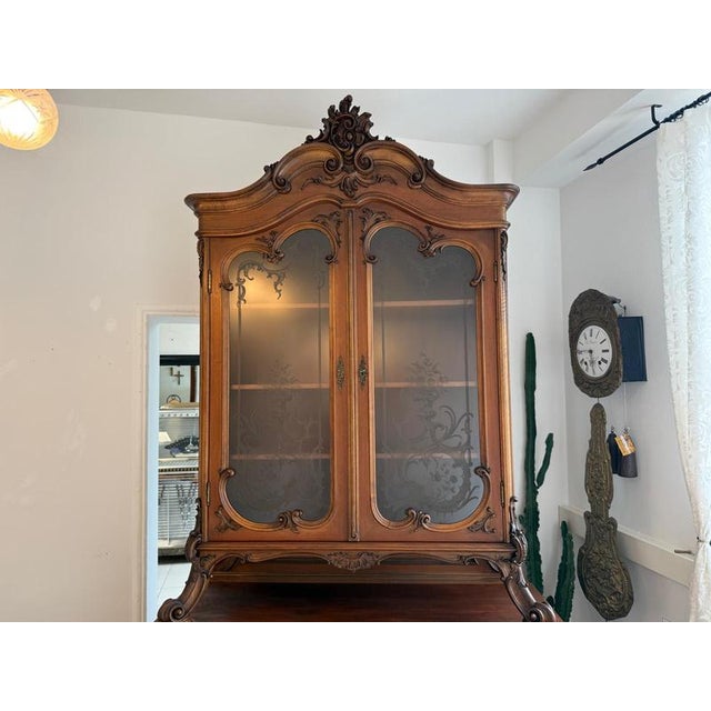 Baroque Altar Cabinet in Oak For Sale - Image 5 of 16
