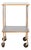 Side Table in Chrome-Plated Steel Tube Frame For Sale