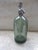 Vintage 1930’s Green Argentina Handmade Glass & Metal Soda/Seltzer Bottle For Sale - Image 11 of 18