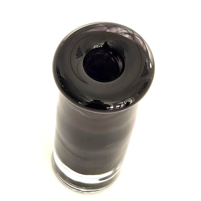 1970s Vintage Kosta Boda Atoll Art Glass Candlestick Designed by Anna Ehrner For Sale - Image 5 of 11