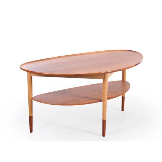 Mid-Century Modern Scandinavian Coffeee Table or Side Table in Walnut, 1960s For Sale - Image 10 of 10